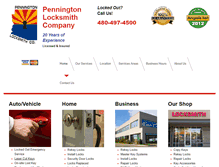 Tablet Screenshot of penningtonlock.com